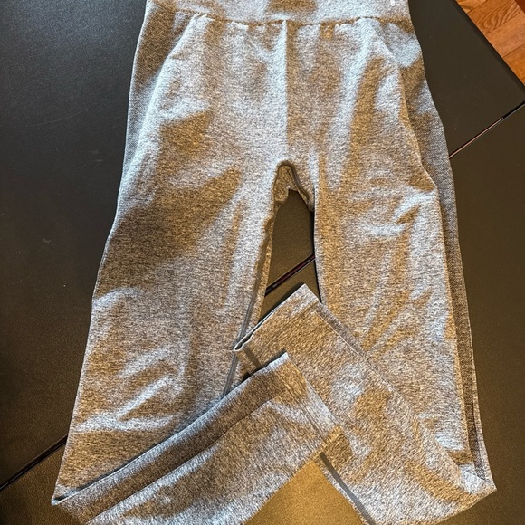 Gymshark Pants - Gymshark Women's Leggings Size Small Grey/black/pink‎ activewear